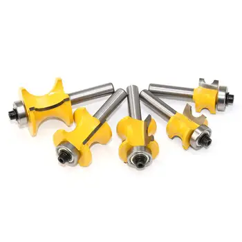 8MM Shank Bullnose Bead Column Face Molding Router Bit Set C3 Carbide Tipped Woodworking Tools Concave Radius Milling Cutter
8MM Shank Bullnose Bead Column Face Molding Router Bit Set C3 Carbide Tipped Woodworking Tools Concave Radius Milling Cutter