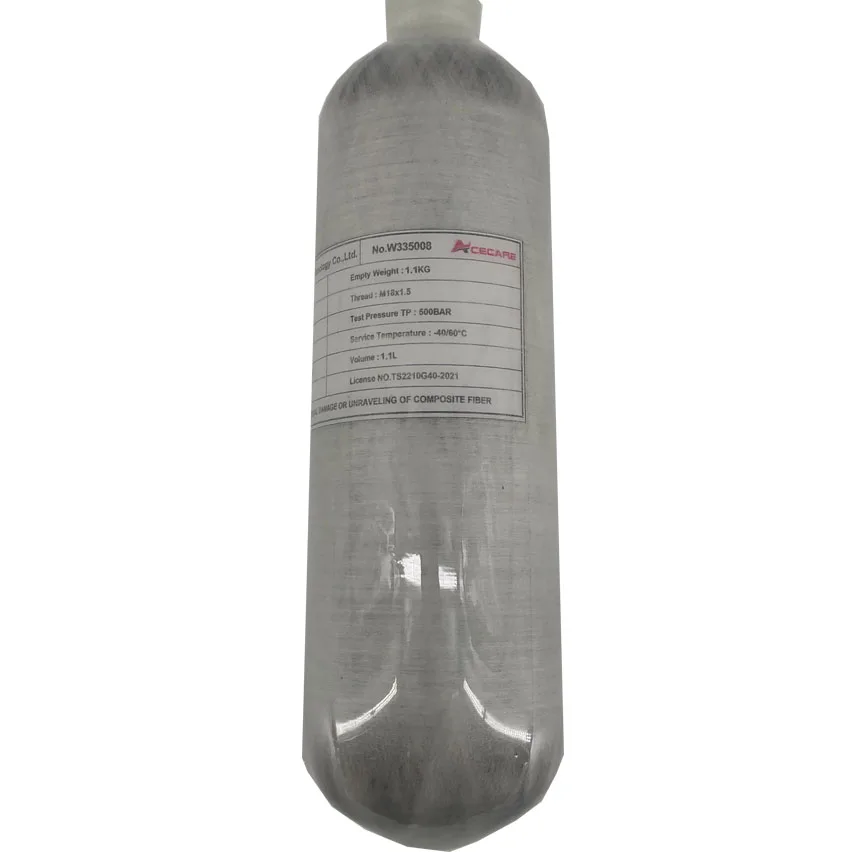 Ac3011 Mini Scuba Tank 4500Psi Carbon Fiber Gray Air Tank 1.1L Thread M18*1.5 Air Rifle Condor Paintball Gun Pcp Rilfe Acecare
Ac3011 Mini Scuba Tank 4500Psi Carbon Fiber Gray Air Tank 1.1L Thread M18*1.5 Air Rifle Condor Paintball Gun Pcp Rilfe Acecare