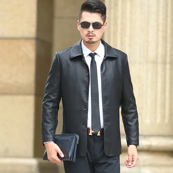 KUYOMENS New Men Leather Jacket Autumn Men Soft PU Leather Jacket & Suit Business Casual Coats Male Jaqueta Masculinas Couro 
KUYOMENS New Men Leather Jacket Autumn Men Soft PU Leather Jacket & Suit Business Casual Coats Male Jaqueta Masculinas Couro