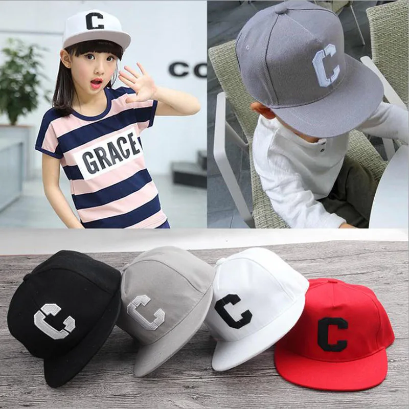 2017 Children Hip Hop Baseball Cap C Letters Solid Autumn kids Sun Hat Boys Girls snapback Caps age for 2-9 years old child
2017 Children Hip Hop Baseball Cap C Letters Solid Autumn kids Sun Hat Boys Girls snapback Caps age for 2-9 years old child