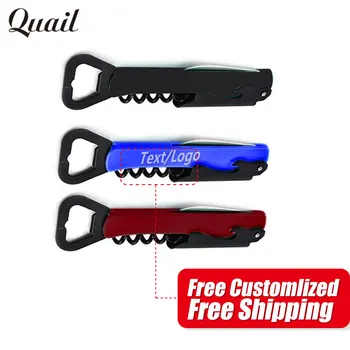 Quail 10pcs A Lot Wine Beer Bottle Opener Corkscrew Multifunction Bar Opener Tools Accessories Free Customlized Logo/Text
Quail 10pcs A Lot Wine Beer Bottle Opener Corkscrew Multifunction Bar Opener Tools Accessories Free Customlized Logo/Text