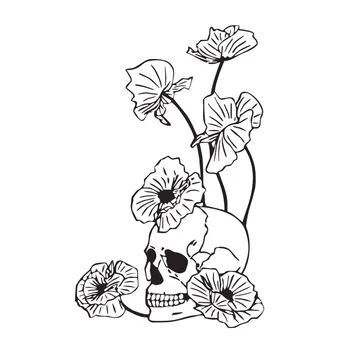 Dangerous Flowers And Skull Wall Stickers Home Decor Vinyl Art Painting On The Wall Ornamentation
Dangerous Flowers And Skull Wall Stickers Home Decor Vinyl Art Painting On The Wall Ornamentation