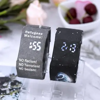LinTimes Men/Women Lovers Wristwatch LED Waterproof Tyvek Paper Strap Digital Quartz Watch Sport Wristwatch for Couples 
LinTimes Men/Women Lovers Wristwatch LED Waterproof Tyvek Paper Strap Digital Quartz Watch Sport Wristwatch for Couples