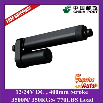 Free Shipping high quality 400mm stroke 3500N/350KGS/770LBS heavy load Max 8mm/s speed 12V DC black linear actuator
Free Shipping high quality 400mm stroke 3500N/350KGS/770LBS heavy load Max 8mm/s speed 12V DC black linear actuator