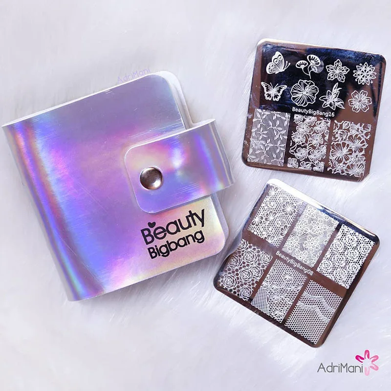 BeautyBigBang 20 Pcs/Set 6cm Colorful Nail Stamping Plates Square Nail Art Plate Organizer Laser Holder Nail Art Case Plate Bag
BeautyBigBang 20 Pcs/Set 6cm Colorful Nail Stamping Plates Square Nail Art Plate Organizer Laser Holder Nail Art Case Plate Bag