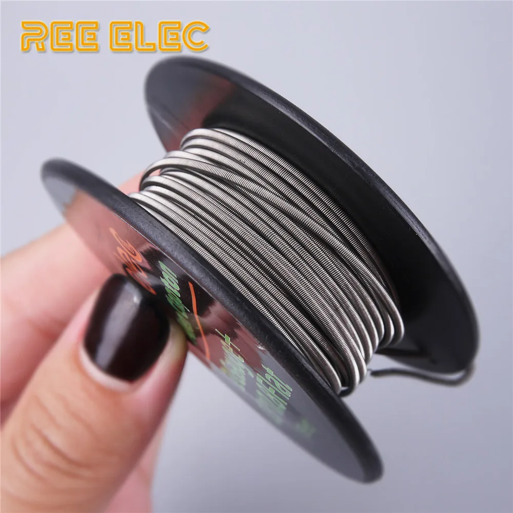 REE ELEC Aien Clapton Wire A1 Resistance Wire 15 Feet RDA Atomizer DIY Alien Coil Vape Pen Prebuilt Coil Accessories
REE ELEC Aien Clapton Wire A1 Resistance Wire 15 Feet RDA Atomizer DIY Alien Coil Vape Pen Prebuilt Coil Accessories