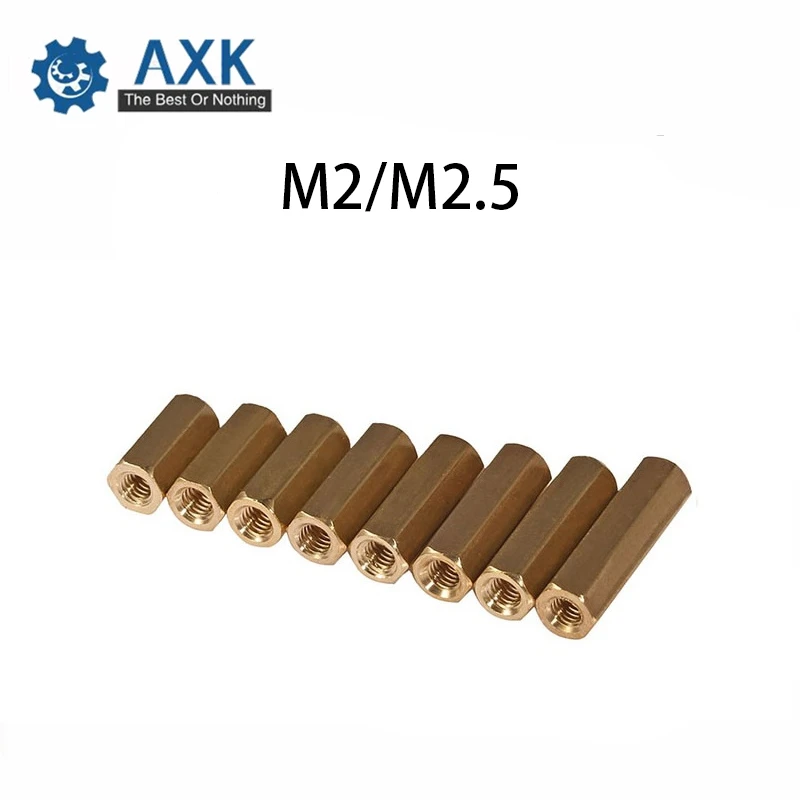 100pcs Thread M2 M2.5 Hex Brass Standoff Spacer Female Spacing Screws Long Nuts L=5/6/8/10/12/15/20/25mm Double Cylinders Flat
100pcs Thread M2 M2.5 Hex Brass Standoff Spacer Female Spacing Screws Long Nuts L=5/6/8/10/12/15/20/25mm Double Cylinders Flat