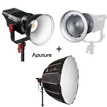 Aputure LED Video Light Kit LS C120d V-mount kit + Fresnel mount kit + Light Dome Studio light LED Light
Aputure LED Video Light Kit LS C120d V-mount kit + Fresnel mount kit + Light Dome Studio light LED Light