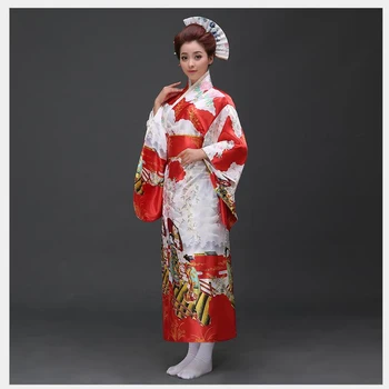 Red Traditional Japanese Evening Dress Women Kimono Silk Yukata With Obi Cosplay Costume Performance Dance Dress One Size B-024
Red Traditional Japanese Evening Dress Women Kimono Silk Yukata With Obi Cosplay Costume Performance Dance Dress One Size B-024