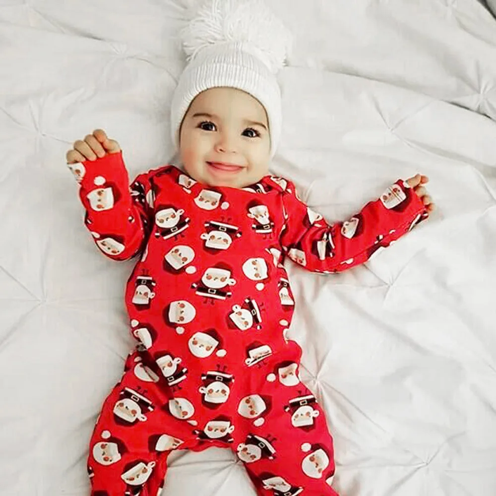 Infant Baby Boys Girls Christmas Cartoon Santa Romper Jumpsuit Outfits Clothes for Baby Boys Girls Spring Autumn Winter Baby Hot
Infant Baby Boys Girls Christmas Cartoon Santa Romper Jumpsuit Outfits Clothes for Baby Boys Girls Spring Autumn Winter Baby Hot