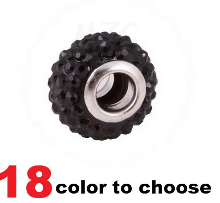 70% OFF!Wolesale!14MM 50Pcs/lot Black Resin Rhinestone Silver Plated Core Big Hole Crystal European Beads Fit Charm Bracelets.
70% OFF!Wolesale!14MM 50Pcs/lot Black Resin Rhinestone Silver Plated Core Big Hole Crystal European Beads Fit Charm Bracelets.
