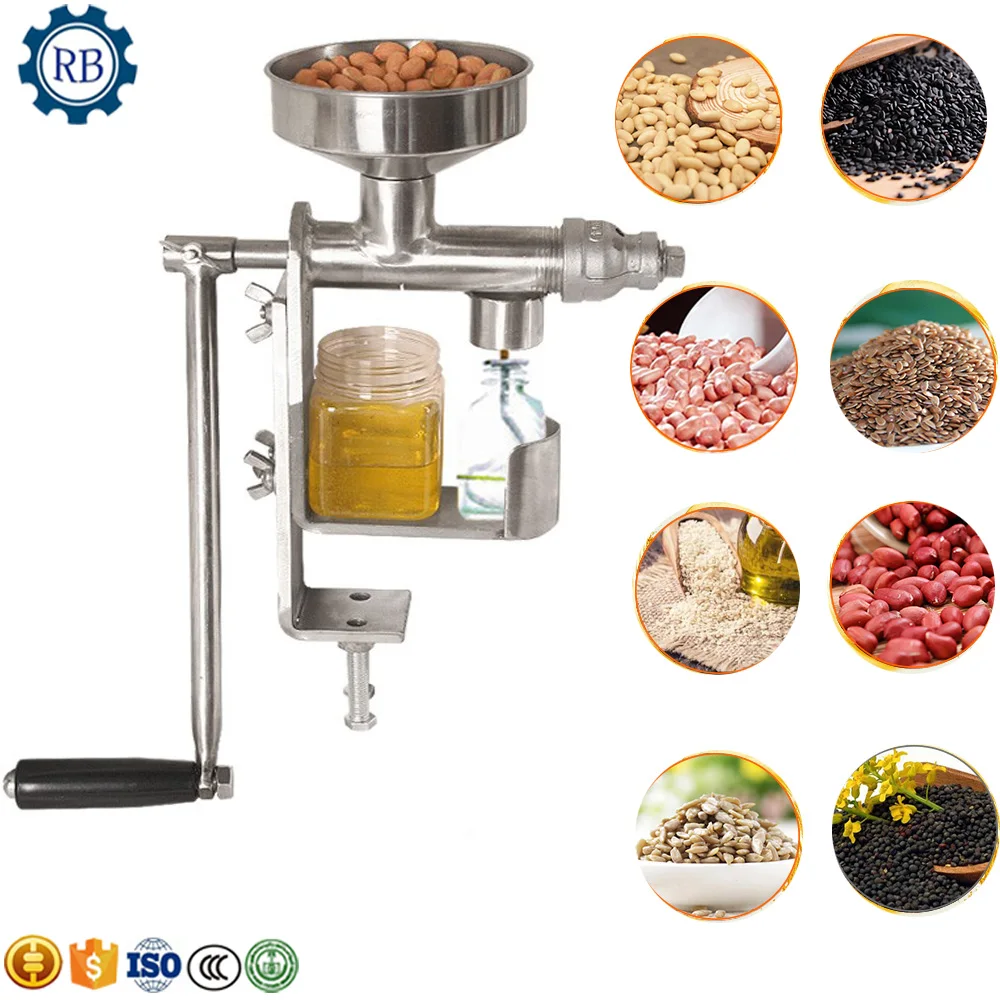 Manual Oil Press Machine Household Oil Extractor Peanut Nuts Seeds Oil Press Machine Manual Oil Expeller Price
Manual Oil Press Machine Household Oil Extractor Peanut Nuts Seeds Oil Press Machine Manual Oil Expeller Price