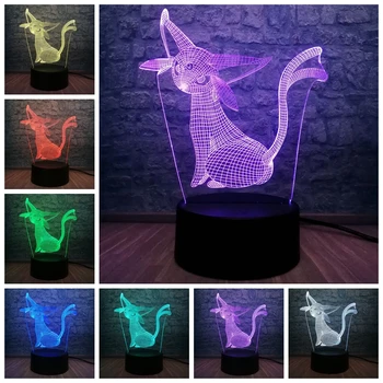 Cartoon 3D LED Lamp Novelty Lovely Pokemon Go RGB 7 Color Lamp Kawaii Kid Christmas Gift Pikachu Bedroom Sleep Night Light
Cartoon 3D LED Lamp Novelty Lovely Pokemon Go RGB 7 Color Lamp Kawaii Kid Christmas Gift Pikachu Bedroom Sleep Night Light