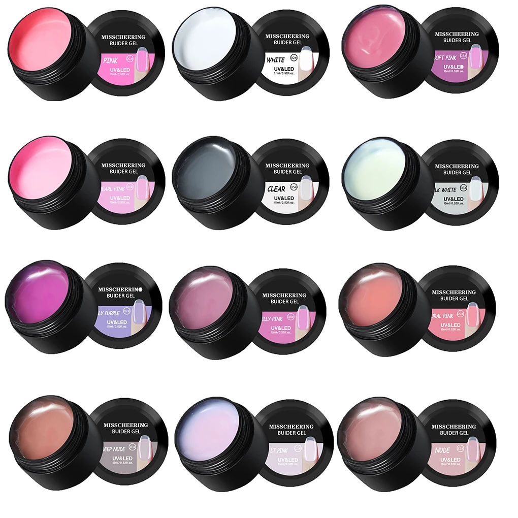 Hot sale 15ml High Viscosity Semi-transparent Builder LED Gel Clear Pink Camouflage Nail Building Extending UV LED Builder Gel
Hot sale 15ml High Viscosity Semi-transparent Builder LED Gel Clear Pink Camouflage Nail Building Extending UV LED Builder Gel