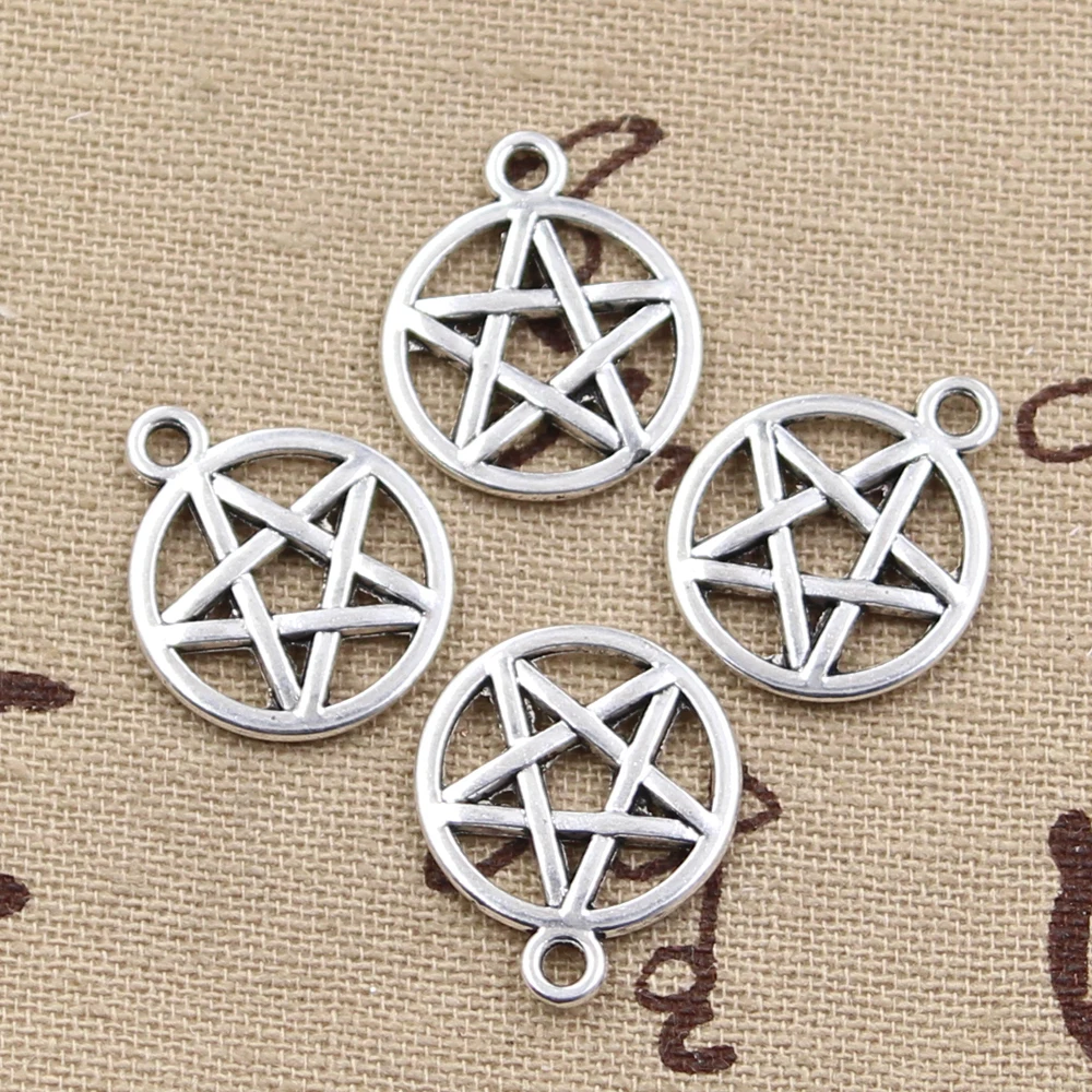 20pcs Charms star pentagram 19x16mm Antique Silver Plated Pendants Making DIY Handmade Tibetan Silver Jewelry
20pcs Charms star pentagram 19x16mm Antique Silver Plated Pendants Making DIY Handmade Tibetan Silver Jewelry