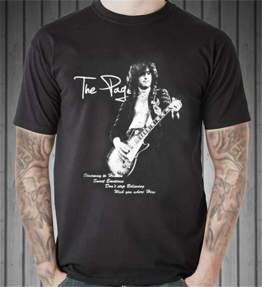 Jimmy Page Zoso Vtg Retro Graphic T-shirt Metal Rock Music Band L Short Sleeve Funny Design Confortable
Jimmy Page Zoso Vtg Retro Graphic T-shirt Metal Rock Music Band L Short Sleeve Funny Design Confortable
