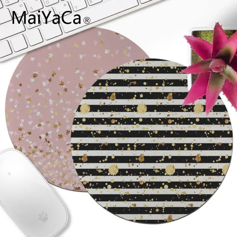 MaiYaCa Floating Dots Black and Gold on White Small Round Mouse pad PC Computer mat Natural Rubber anime Gaming Mouse Pad
MaiYaCa Floating Dots Black and Gold on White Small Round Mouse pad PC Computer mat Natural Rubber anime Gaming Mouse Pad
