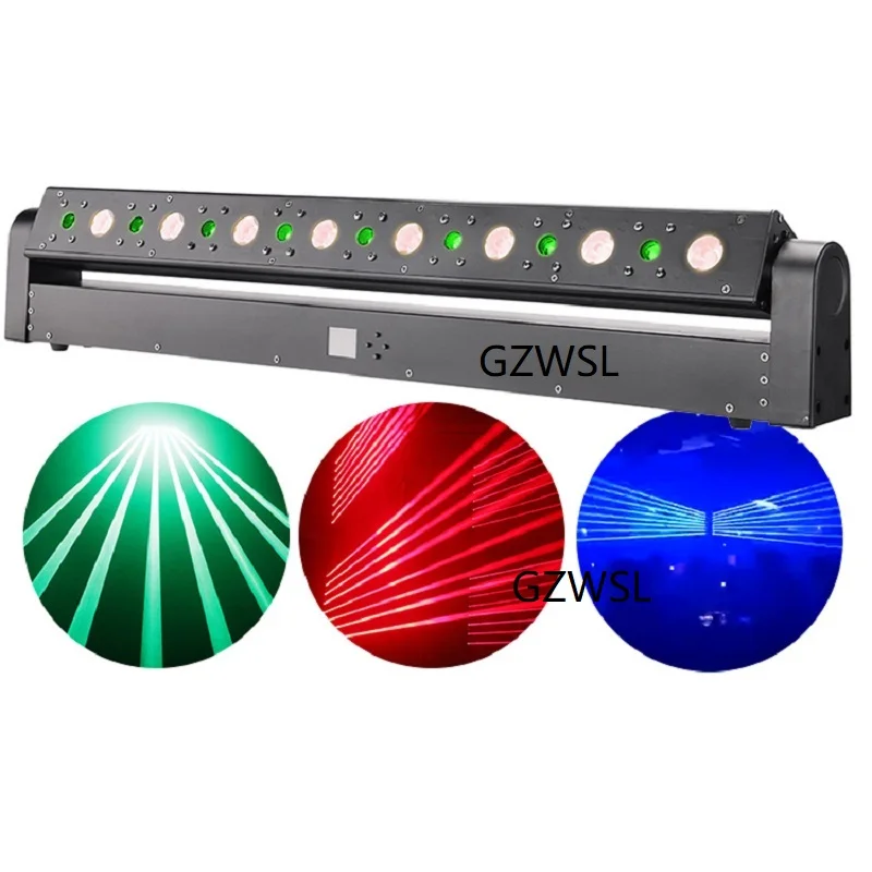 LED stage laser+strobe lights 8x3w 8 heads moving head laser lights for night club
LED stage laser+strobe lights 8x3w 8 heads moving head laser lights for night club