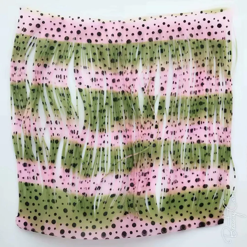 Fishing Lure Silicone Skirt Layers,Silicone Skirt Material for Tackle Craft, DIY Spinner, Rubber Jigs, Buzzbait---244
Fishing Lure Silicone Skirt Layers,Silicone Skirt Material for Tackle Craft, DIY Spinner, Rubber Jigs, Buzzbait---244