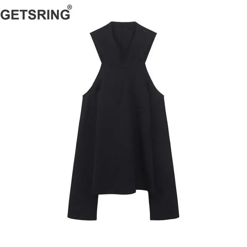 GETSRING Women Sweatshirt Irregular Hollow Out Cotton Sweatshirt Women Hooded Black Loose Casual Pullovers 2019 New Fashion Tops
GETSRING Women Sweatshirt Irregular Hollow Out Cotton Sweatshirt Women Hooded Black Loose Casual Pullovers 2019 New Fashion Tops