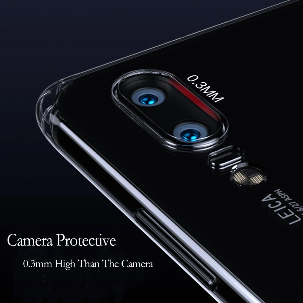 FLOVEME-Case-For-Huawei-P20-1P10-P9-P8-Lite-P10-Plus-Transparent-Ultra-Soft-TPU-Case
