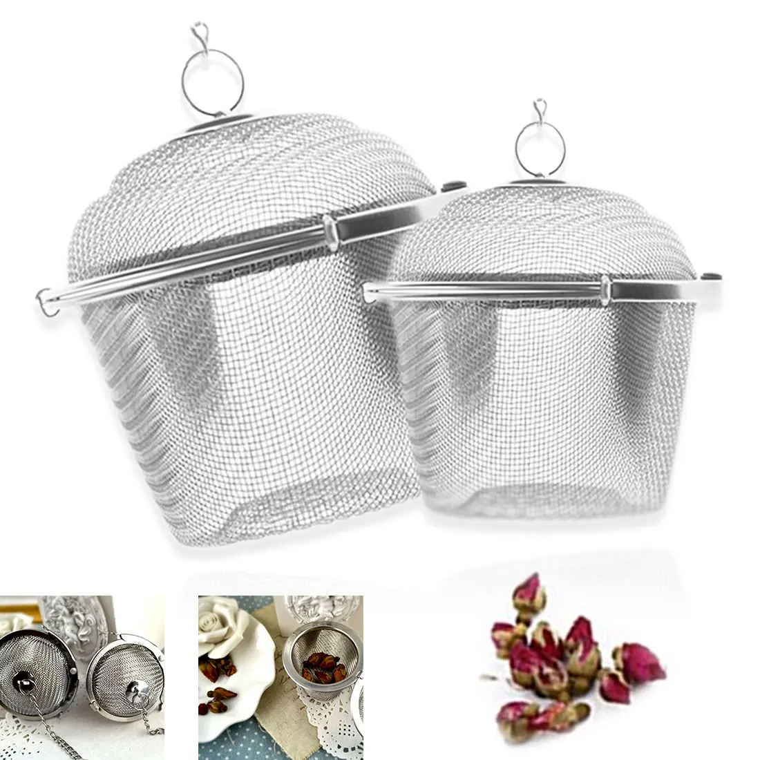 45mm/55mm Stainless Steel Mesh Tea Infuser Tea Strainer Loose Teapot Leaf Spice Filter Tea Strainer Infusor Mesh Kitchen Accesso
45mm/55mm Stainless Steel Mesh Tea Infuser Tea Strainer Loose Teapot Leaf Spice Filter Tea Strainer Infusor Mesh Kitchen Accesso