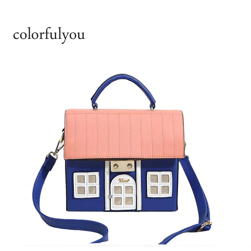 Personality design house shaped handbag for women lolita novelty PU leather shoulder bag women's creative Cartoon messenger bag
Personality design house shaped handbag for women lolita novelty PU leather shoulder bag women's creative Cartoon messenger bag