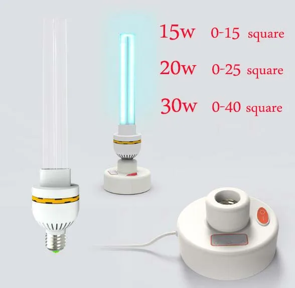 220V UVC Ultraviolet Germicidal Lamp E27 Household Sterilization Lamps UV Disinfection Lights 15W 20W 30W High Ozone Sterilizer
220V UVC Ultraviolet Germicidal Lamp E27 Household Sterilization Lamps UV Disinfection Lights 15W 20W 30W High Ozone Sterilizer