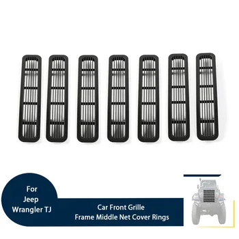 Car Front Grille Frame Middle Net Mesh Cover Rings Fit For Jeep Wrangler TJ 1997-2016 7PCS Black ABS Auto Exterior Accessories
Car Front Grille Frame Middle Net Mesh Cover Rings Fit For Jeep Wrangler TJ 1997-2016 7PCS Black ABS Auto Exterior Accessories