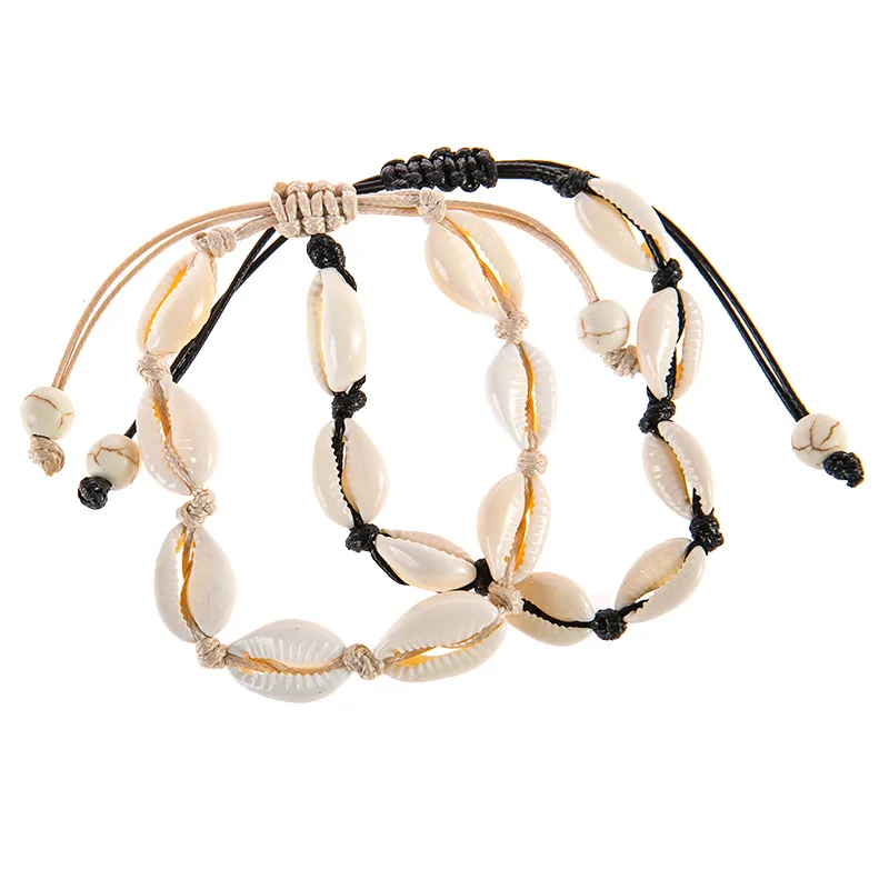 XIAOJINGLING Shell Bracelet Seaside White Men Handmade Gifts Adjustable Rope New Arrival Bead KnitlWomen Natural Seashell Black
XIAOJINGLING Shell Bracelet Seaside White Men Handmade Gifts Adjustable Rope New Arrival Bead KnitlWomen Natural Seashell Black