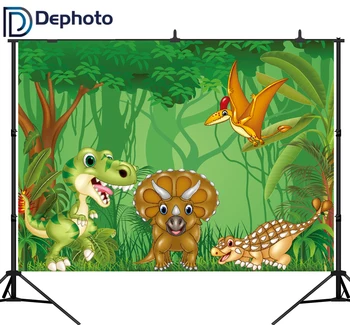 DePhoto Jurassic Dinosaur Park Birthday Party Baby Cartoon Poster Photo Backgrounds Jungle Photography Backdrops Photo Studio
DePhoto Jurassic Dinosaur Park Birthday Party Baby Cartoon Poster Photo Backgrounds Jungle Photography Backdrops Photo Studio