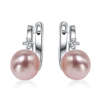 Sinya Natural freshwater purple Pearls earrings for women in 925 sterling silver pearl dia 8-8.5mm fine jewelry Hot sale
Sinya Natural freshwater purple Pearls earrings for women in 925 sterling silver pearl dia 8-8.5mm fine jewelry Hot sale