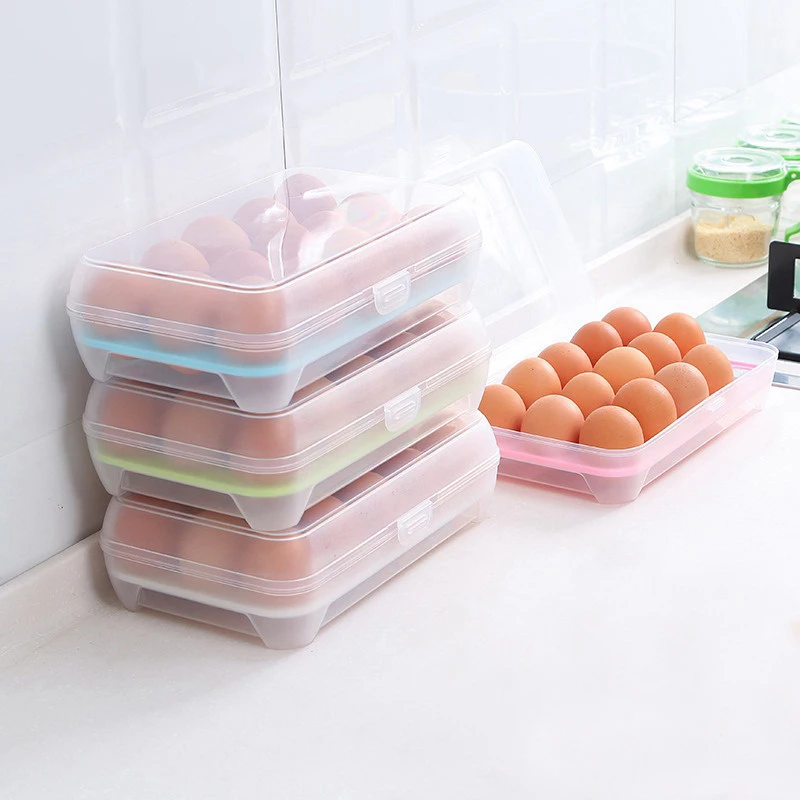 Hoomall 10/15 Grid Egg Storage Box Portable Fresh Bins Kitchen Cooking Accessories Home Egg Refrigerator Container
Hoomall 10/15 Grid Egg Storage Box Portable Fresh Bins Kitchen Cooking Accessories Home Egg Refrigerator Container