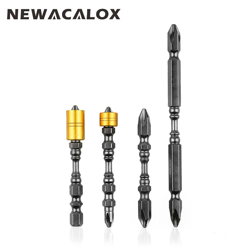 NEWACALOX 4Pcs/Set Strong Hardness Magnetic Phillips Screwdriver Bit Double Head Electric Durable Long Bits Tool Steel Drills
NEWACALOX 4Pcs/Set Strong Hardness Magnetic Phillips Screwdriver Bit Double Head Electric Durable Long Bits Tool Steel Drills