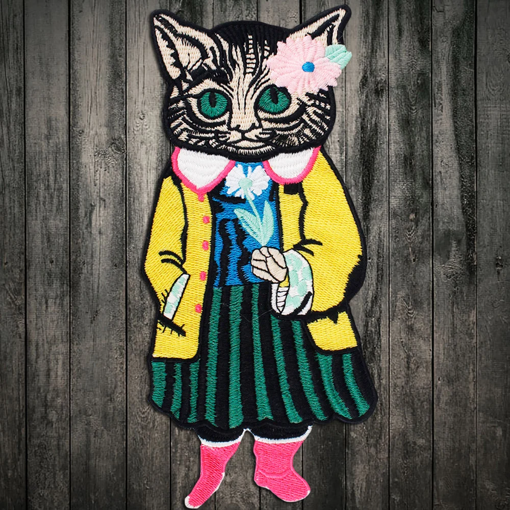 1pcs Embroidery New Big Cat sew on Stickers Patches for Kids Clothes Animal Patch DIY Accessory
1pcs Embroidery New Big Cat sew on Stickers Patches for Kids Clothes Animal Patch DIY Accessory