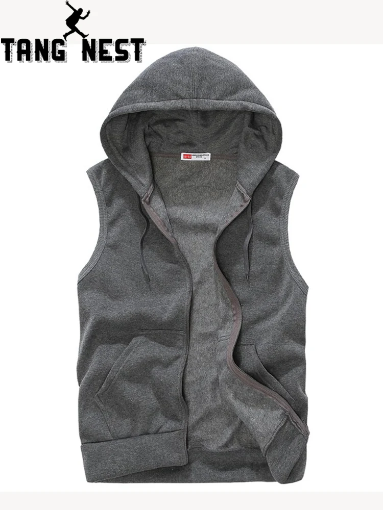 TANGNEST 2019 Spring Summer Fashion Casual Hooded Sleeveless Men Vest Soft Fit Comfortable Solid Color Vest Men 5 Colors MWB183
TANGNEST 2019 Spring Summer Fashion Casual Hooded Sleeveless Men Vest Soft Fit Comfortable Solid Color Vest Men 5 Colors MWB183