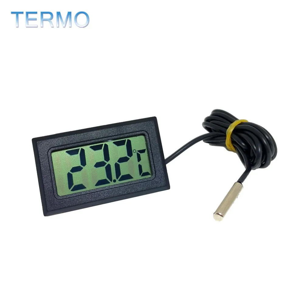 Mini LCD Digital Thermometer for Fridges Freezers Coolers Aquarium Chillers Temperature Meter Mini 1M Probe
Mini LCD Digital Thermometer for Fridges Freezers Coolers Aquarium Chillers Temperature Meter Mini 1M Probe