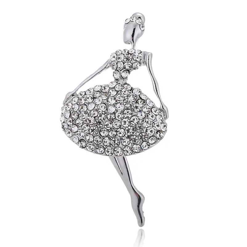 New Hot Dancing Girl Full Rhinestone Pins Badge Brooch For Women Fashion Jewelry Ballet Boutonniere Scarf Buckle Broszka AZ78
New Hot Dancing Girl Full Rhinestone Pins Badge Brooch For Women Fashion Jewelry Ballet Boutonniere Scarf Buckle Broszka AZ78