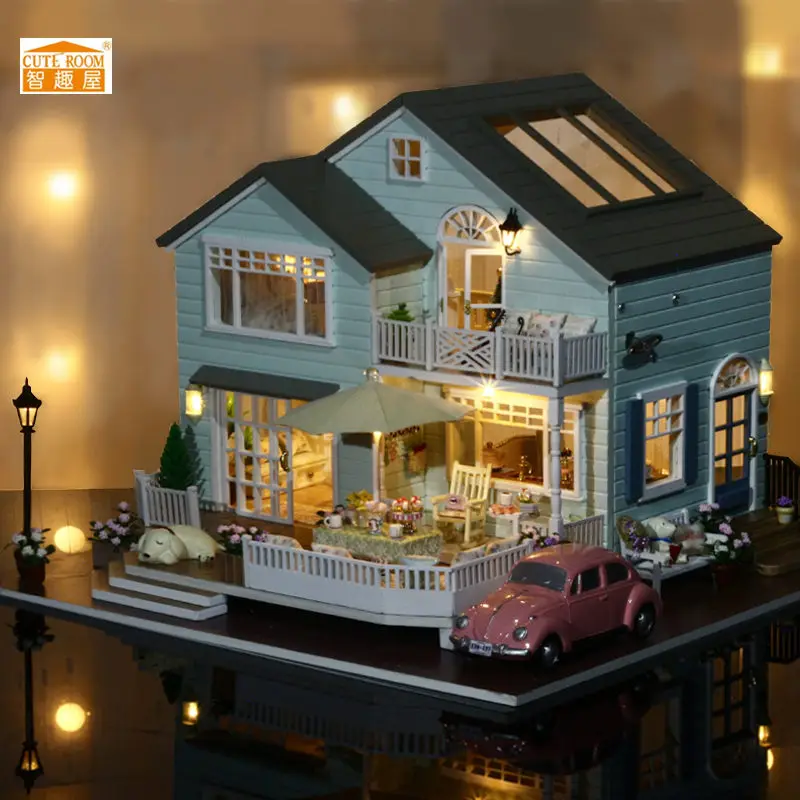 CuteRoom Handmake A-035-A Queens Town DIY Dollhouse Room Miniature Model With Light Music Collection Gift
CuteRoom Handmake A-035-A Queens Town DIY Dollhouse Room Miniature Model With Light Music Collection Gift