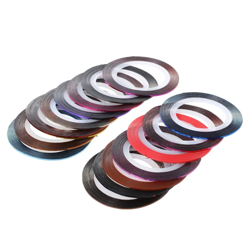 Manicure Nail Art frieze strip - 18 colored Nail art frieze strip stripe stripes Self-adhesive Decoration Tools Gifts
Manicure Nail Art frieze strip - 18 colored Nail art frieze strip stripe stripes Self-adhesive Decoration Tools Gifts