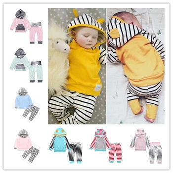 Ins baby clothing set patchwork stripe long sleeve hooded top + trouser 2pcs set 0~2 years old infant clothes wholesale
Ins baby clothing set patchwork stripe long sleeve hooded top + trouser 2pcs set 0~2 years old infant clothes wholesale