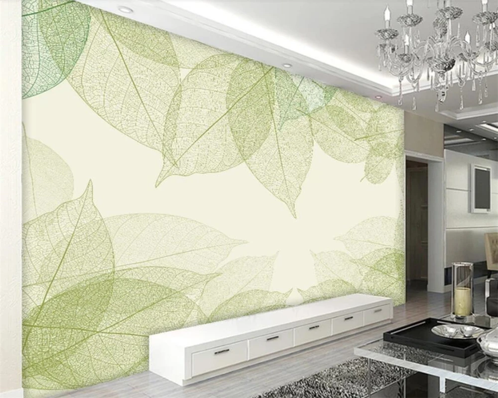 beibehang Custom large wallpaper simple 3d modern minimalist green leaf vein background wall papers home decor papel de parede
beibehang Custom large wallpaper simple 3d modern minimalist green leaf vein background wall papers home decor papel de parede