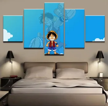 Unique gift Wall Picture 5 Piece One Piece Monkey D. Luffy Photo Decorative Wall Modular Poster For Living Room HD Print Canvas
Unique gift Wall Picture 5 Piece One Piece Monkey D. Luffy Photo Decorative Wall Modular Poster For Living Room HD Print Canvas