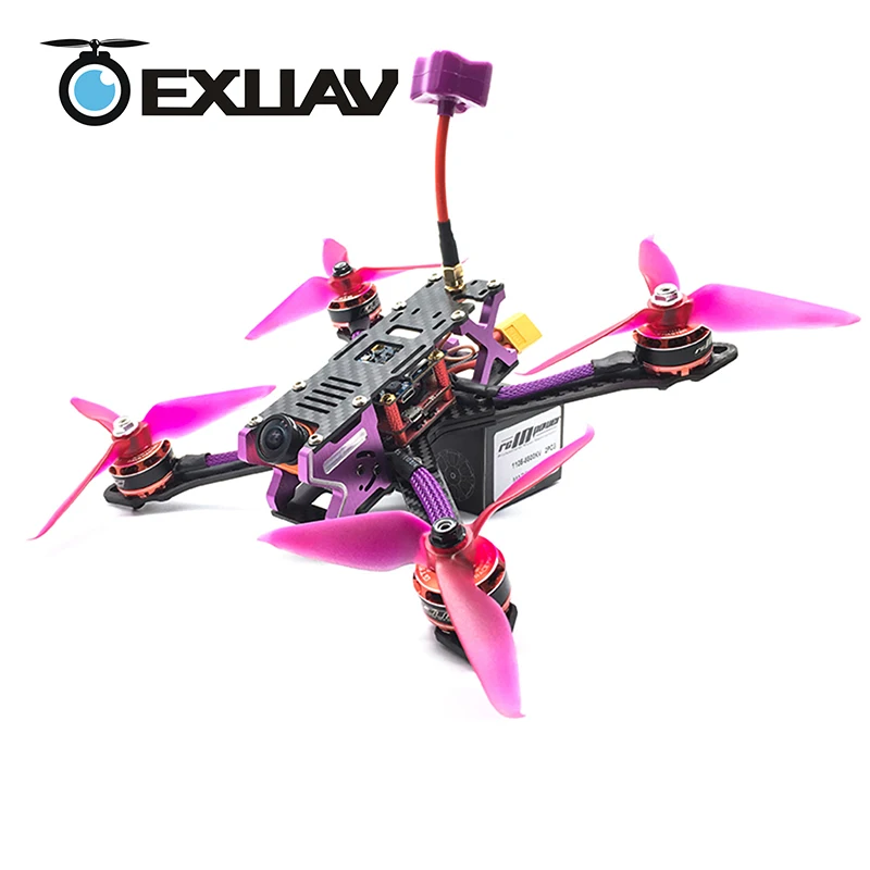 

EXUAV Skyzone XH210 RC FPV Aerial Photograph Racing Drone 210MM Wheelbase 3.5mm Arms Carbon Fiber Frame Kit HX Structure DIY Toy