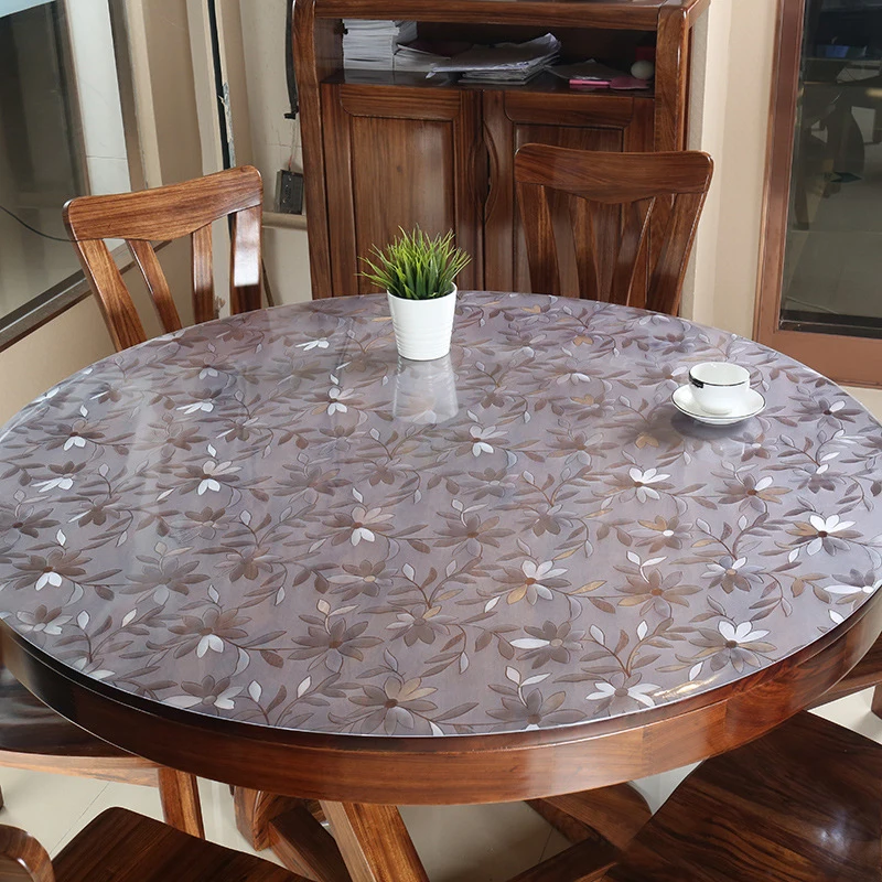 PVC Tablecloth Table Cover Round Desk Soft Glass Waterproof Oilproof Kitchen Dining Room Home Round Table cloth 60-90cm 1.5mm
PVC Tablecloth Table Cover Round Desk Soft Glass Waterproof Oilproof Kitchen Dining Room Home Round Table cloth 60-90cm 1.5mm