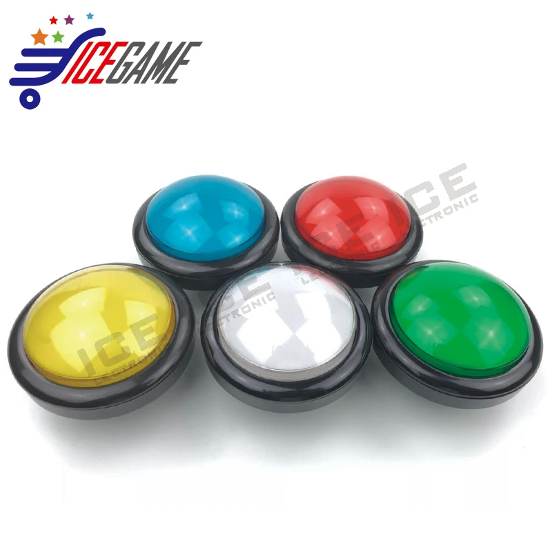 Big Dome Pushbutton 100mm Illuminated Arcade Push Buttons Led 12v Power Button Switch Push Button with Microswitch
Big Dome Pushbutton 100mm Illuminated Arcade Push Buttons Led 12v Power Button Switch Push Button with Microswitch