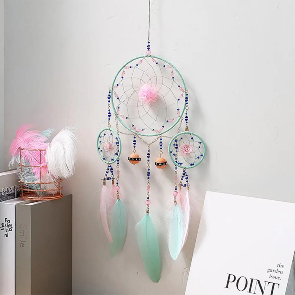 Dream Catcher Handmade Gifts Dreamcatcher Feather Pendant Creative Hollow Wind Chimes Wall Hanging Decoration
Dream Catcher Handmade Gifts Dreamcatcher Feather Pendant Creative Hollow Wind Chimes Wall Hanging Decoration