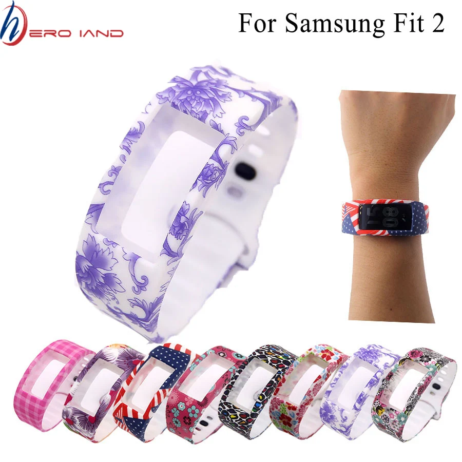 Printing Patterns Silicone Watchband For Samsung Fit 2 SM-R360 Strap Replacement Wristband For Samsung Gear Fit 2 Pro Band
Printing Patterns Silicone Watchband For Samsung Fit 2 SM-R360 Strap Replacement Wristband For Samsung Gear Fit 2 Pro Band