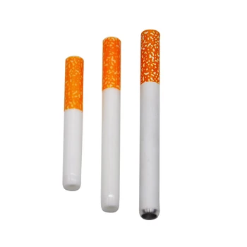 3 Size Available Cigarette Shape Ceramic Pipe Aluminum Pipe 59MM/80mm/84mm Smoking One Hitter Metal Pipe Smoking Accessory
3 Size Available Cigarette Shape Ceramic Pipe Aluminum Pipe 59MM/80mm/84mm Smoking One Hitter Metal Pipe Smoking Accessory