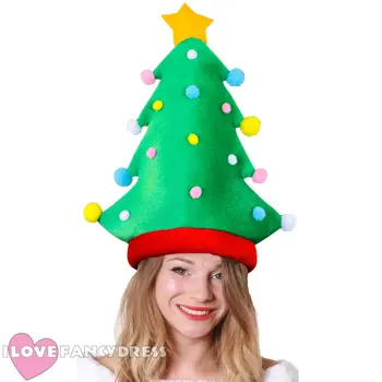 CHRISTMAS TREE HAT ADULT UNISEX NOVELTY CHRISTMAS PARTY XMAS FANCY DRESS WITH BAUBLES
CHRISTMAS TREE HAT ADULT UNISEX NOVELTY CHRISTMAS PARTY XMAS FANCY DRESS WITH BAUBLES